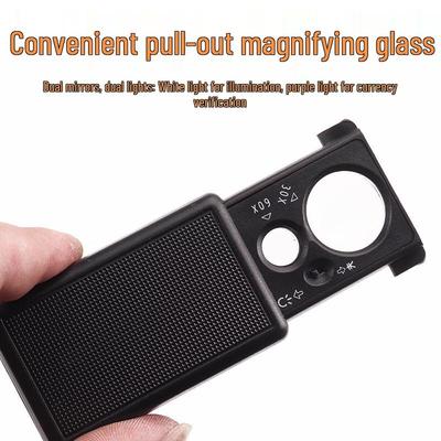 Retractable 30x/60x LED Jewelry Loupe