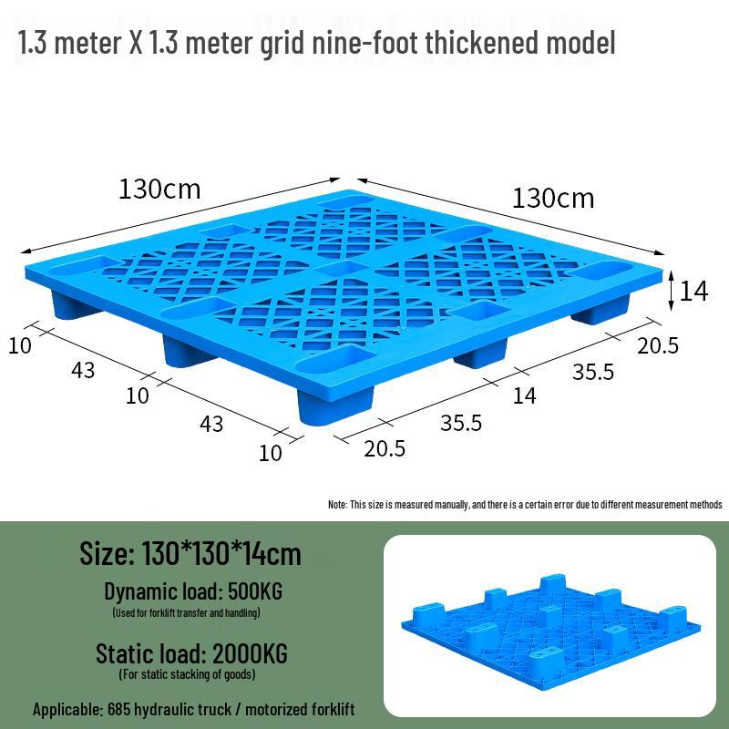 Moisture-Proof Plastic Forklift Pallet Platform Tray