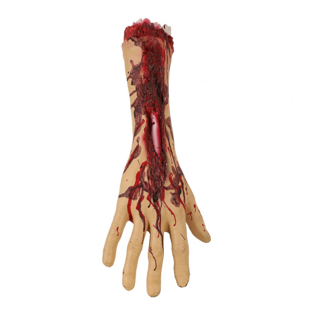 Immersive Experience Decorations Halloween Decoration Realistic Fake Hands Feet Realistic Severed Hand Foot Prop Set for Haunted