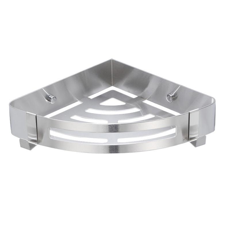 Bathroom Corner Shelf 304 Stainless Steel Brushed Nickel Shampoo Shower Shelf