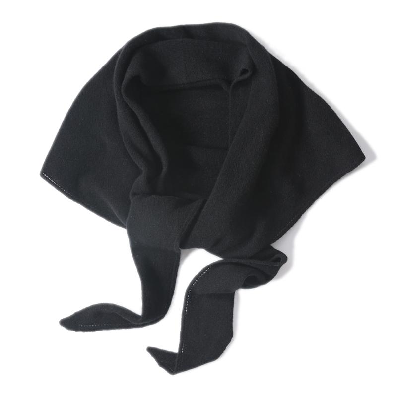 100%Wool Knitted Shawls Women Autumn Winter Fashion Big Triangular Shoulder Scarf Elegant Cape Poncho Multi-functional Pashmina