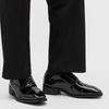 7CM invisible inner heightening shoes men's pointed-toed glossy formal leather shoes red-soled shoes -8039