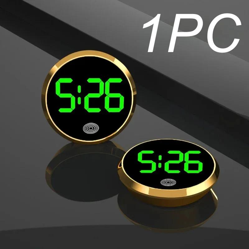 Car Dashboard Clock On Board Clock Mini Luminous Round Car Dashboard On Board Air Vent Clocks Watch Digital Easy To Read
