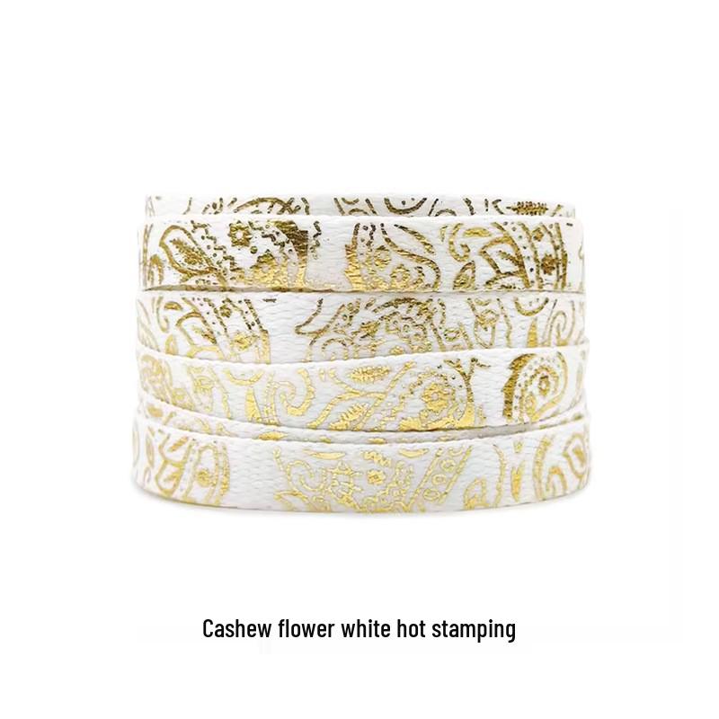 Cashew Flower Shoelaces for Air Force 1, Canvas Shoes, and Dunk Sneakers – Unisex