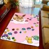Pokemon Anime Theme Carpet Rug Floor Mat Soft Surface Non Slip Base for Living Room Bedroom -QJY