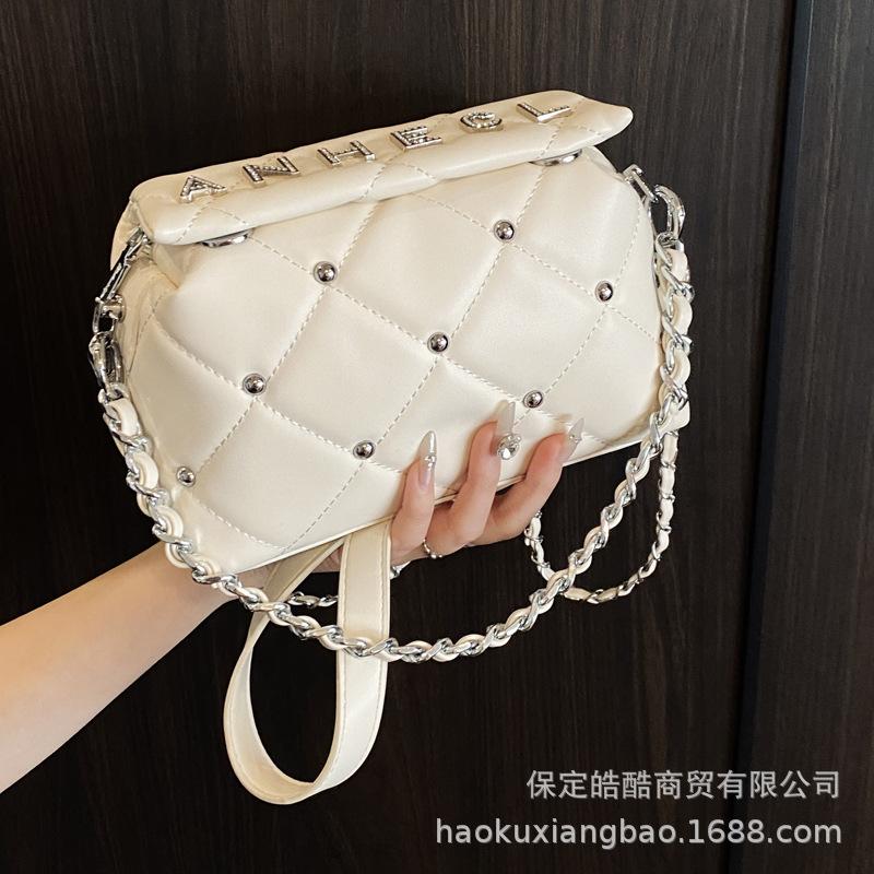 Shangxin Spring and Summer Rhombus Women's Small Bag 2025 New Trendy Fashion Popular Versatile Shoulder Bag Internet celebrity messenger bag