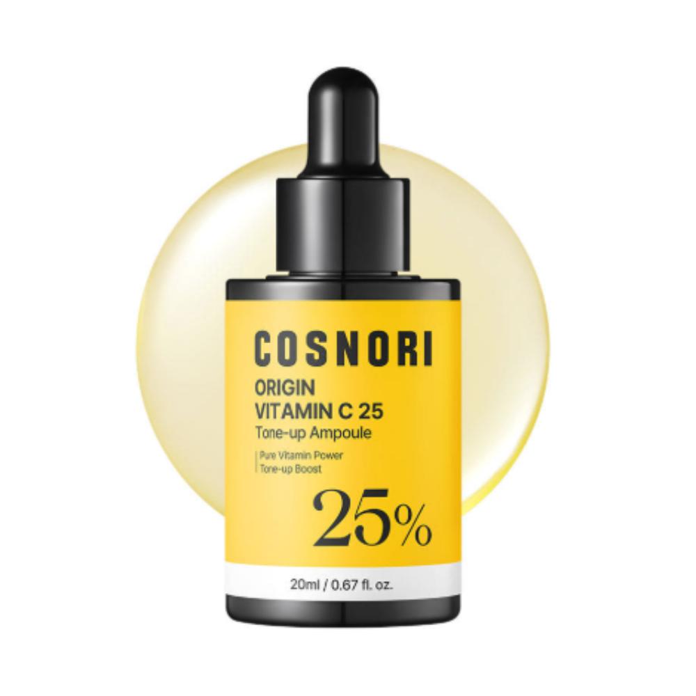 COSNORI Origin Vitamin C 25 Tone Up Ampoule 20ml Ultra-Potent Brightening & Intensive Dark Spot Corrector
