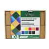 Glass Paint - Pébéo - Vitrea 160 - Set of 10 Pots - 45 Ml Each - Customizable Box