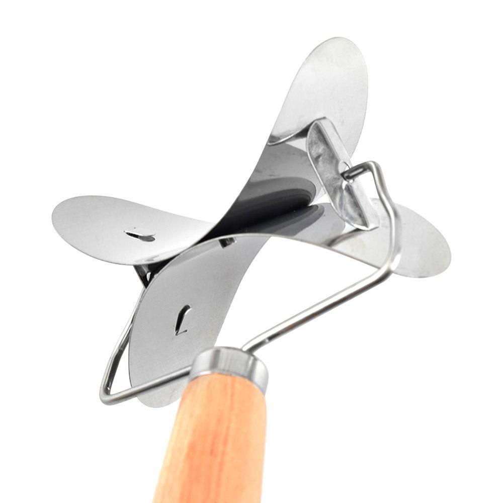 Anti Slip Handle Dumpling Making Tools Effort Saving Stainless Steel Material Dumpling Skin Mold No Burrs Efficient