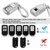 Car Key Shell Fob Key Cover with Bling Rhinestones For Honda Civic Accord CRV HRV