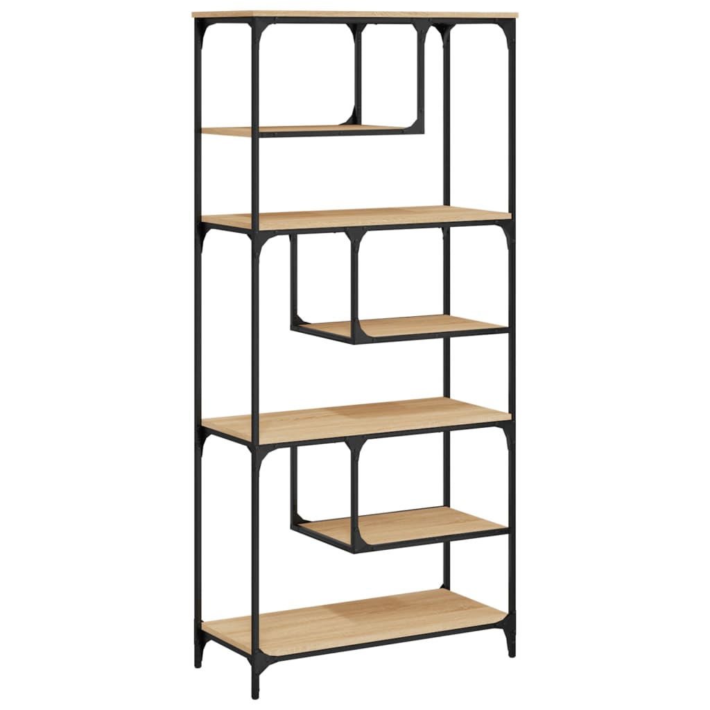 Bookshelf Sonoma Oak 81 X 36 X 176 Cm Particleboard
