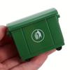2/4Pcs Mini Desktop Storage Bin Portable Trash Container Dollhouse Ornament Cosmetic Jewelry Storage Box Stationery Organizer