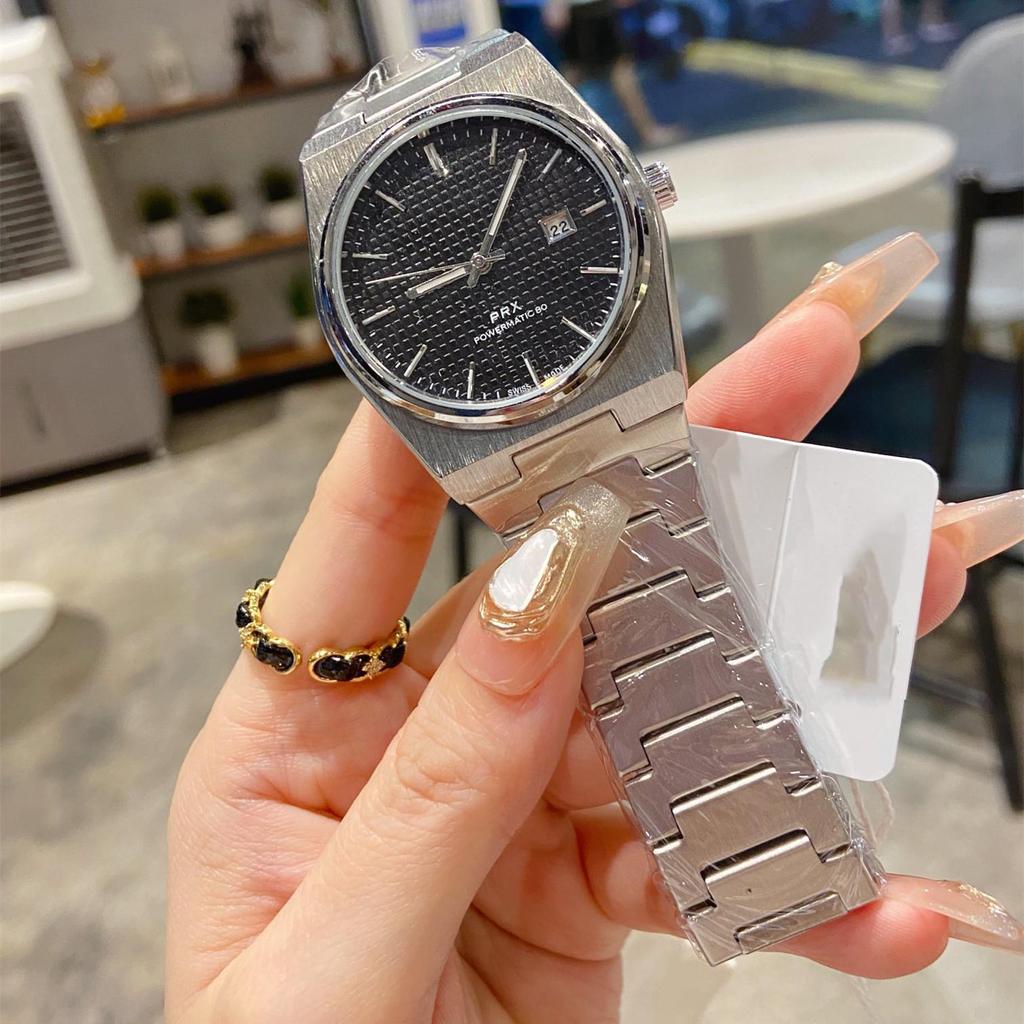 Tianjia Herren-Quarzuhr mit Stahlband und Kalender – schlichtes, modisches Design