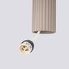 Carbon 3P taupe pendant lamp