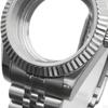Watch Case Shell Band Versatile Direct Replaces for NH35 NH36 Movement 36MM No Clear Magnifier