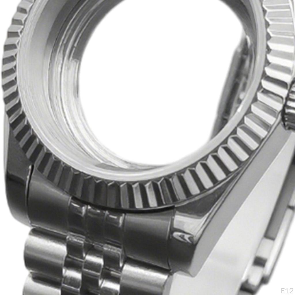 Watch Case Shell Band Versatile Direct Replaces for NH35 NH36 Movement 36MM No Clear Magnifier