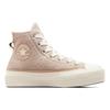 New Chuck Taylor All Star Women's Converse Lift Platform High 'Faux Mohair Egret' Women's A07944C