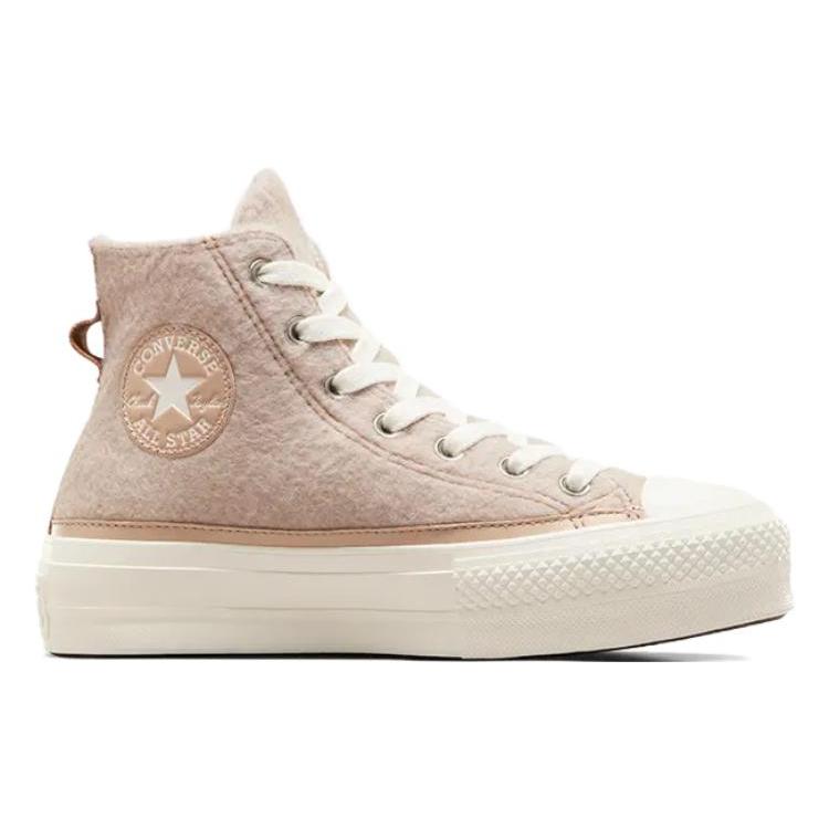 New Chuck Taylor All Star Women's Converse Lift Platform High 'Faux Mohair Egret' Women's A07944C