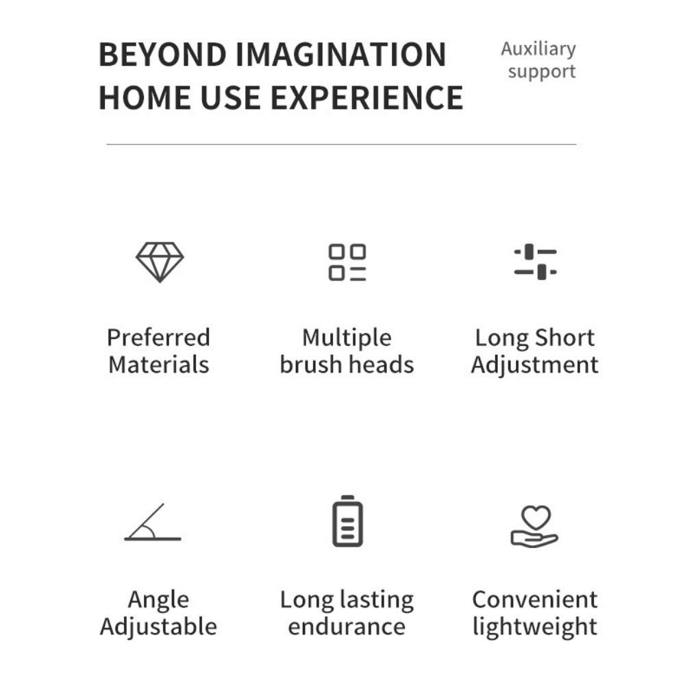 Easy Operation Stretchable Long-handled Brush Multifunctional Multifunctional Kitchen Brush Toilet