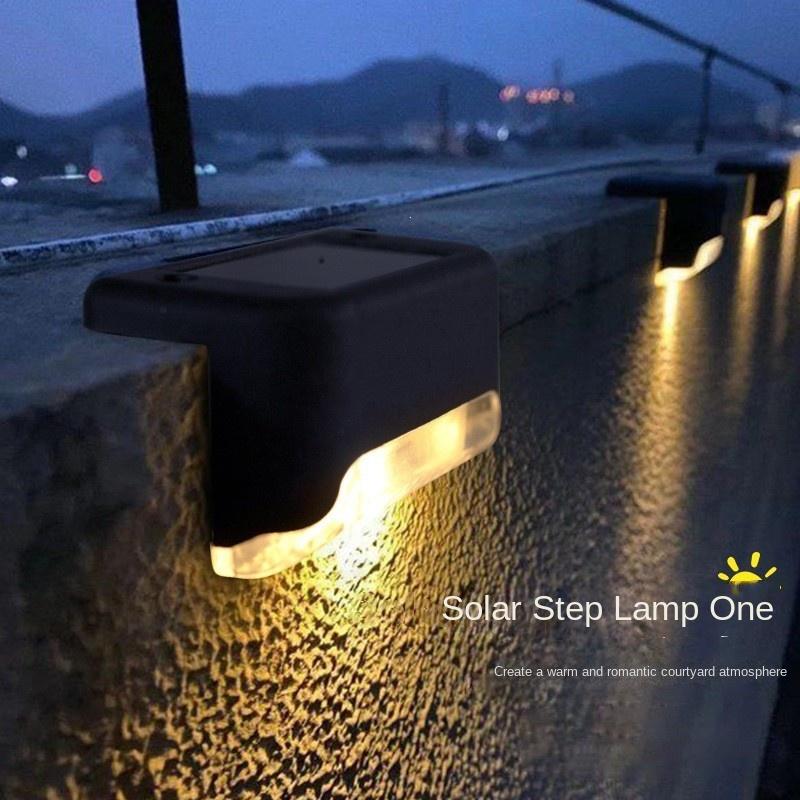 Solar Step Light Outdoor Garden Light 1 LED Night Light Stair Lamp Fence Light Railing Light Decorative