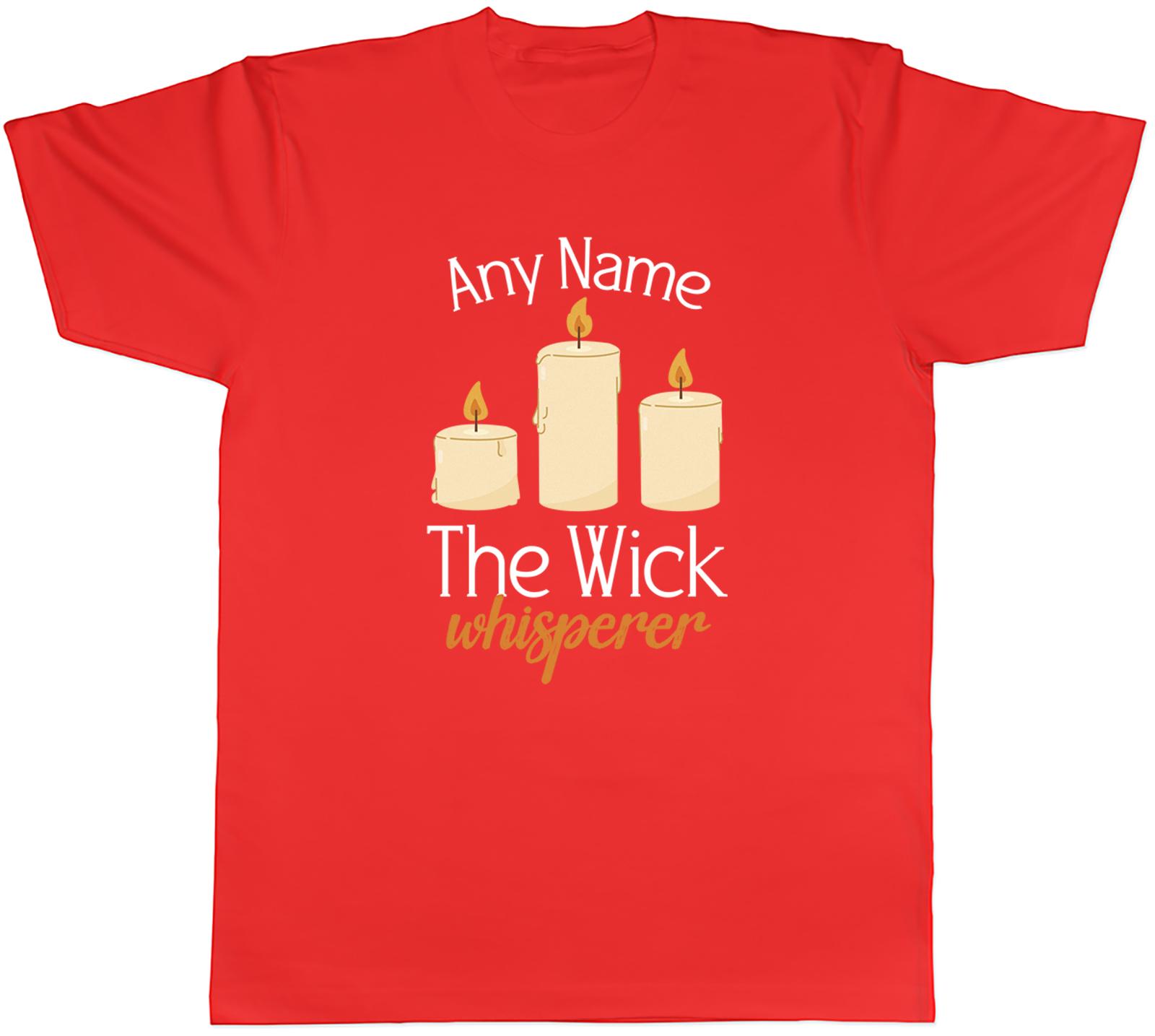 Personalised Home Candle Maker Unisexs TShirt Tee Gift Top S