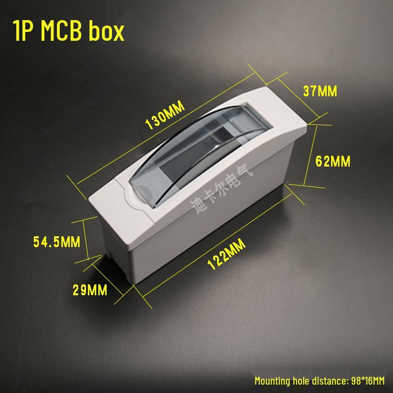 PZ30 Outdoor Waterproof Distribution Box with 5/9 Circuits, MCB, and RCD DZ47-63 Circuit Breaker