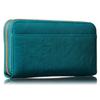 [VOICE] Align New Ranch Women's Lightweight Goat Leather Long Wallet with Fringe, Zipper Closure, Easy-to-Use Vertical Card Slots, and Clear Coin