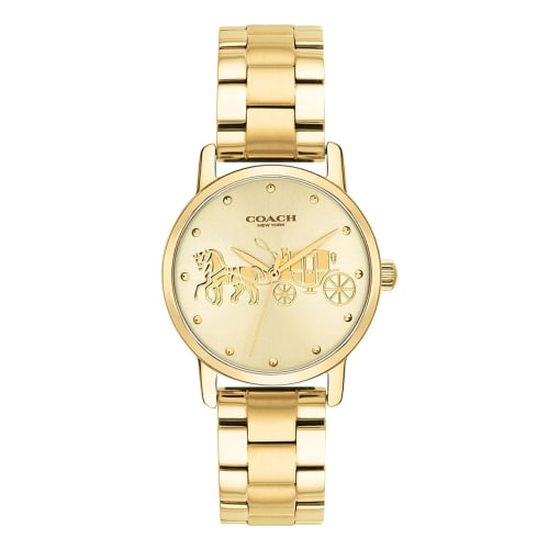 Coach Grand Watch (Officially Imported) 14502976 Women's Gold