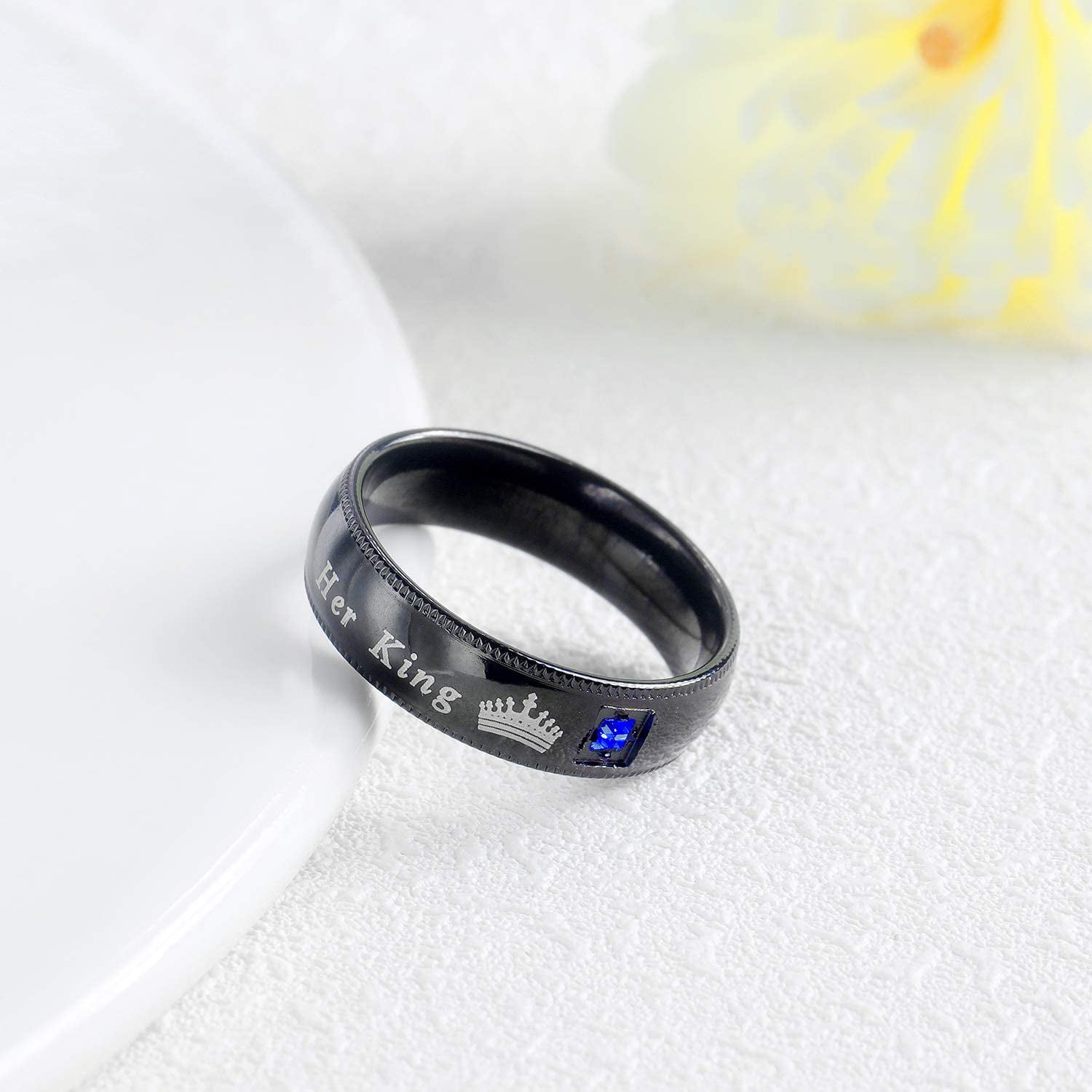 Набор из 2 колец His Queen Her King — фото 6
