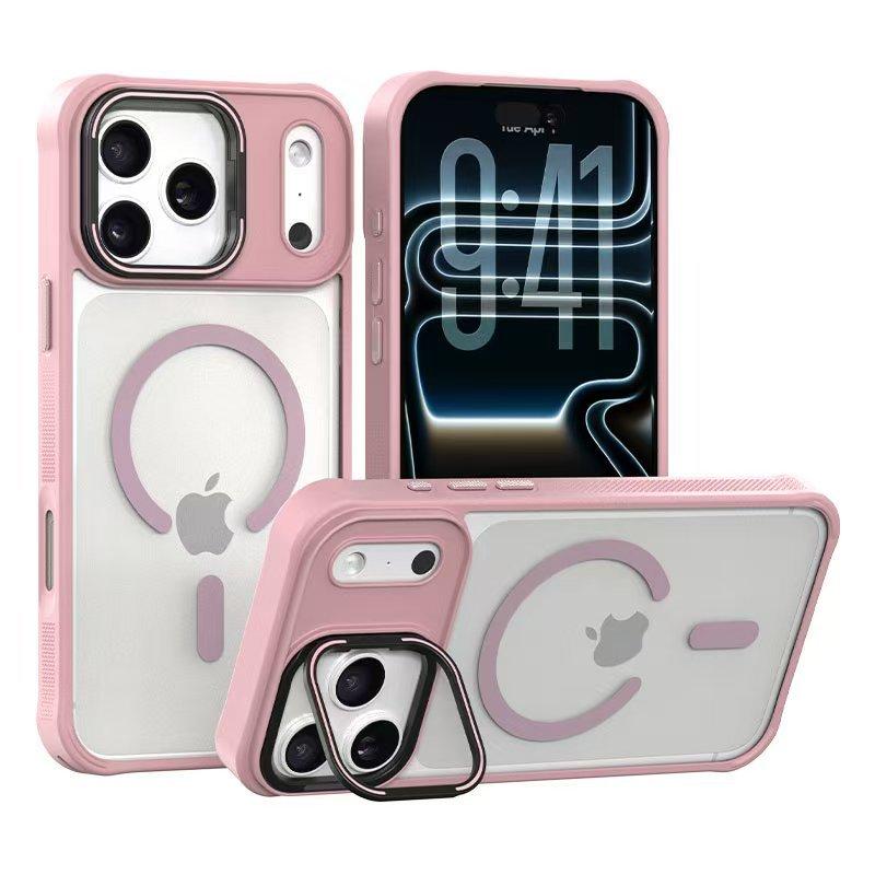 Skin feel bracket Apple 11 mobile phone case iphone11promax/11/11 matte magnetic suction simple protective case
