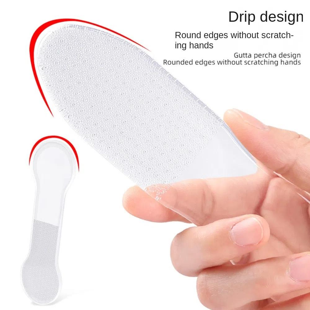 Fußpflege-Werkzeuge Glas Pediküre-Werkzeug Transparent Pediküre Schleifstein Nano Glas Fußfeile Zuhause