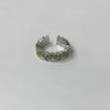 S925 Stylish Silver Ring With Colorful Gemstone Accents And Eyecatching Shape Geometric