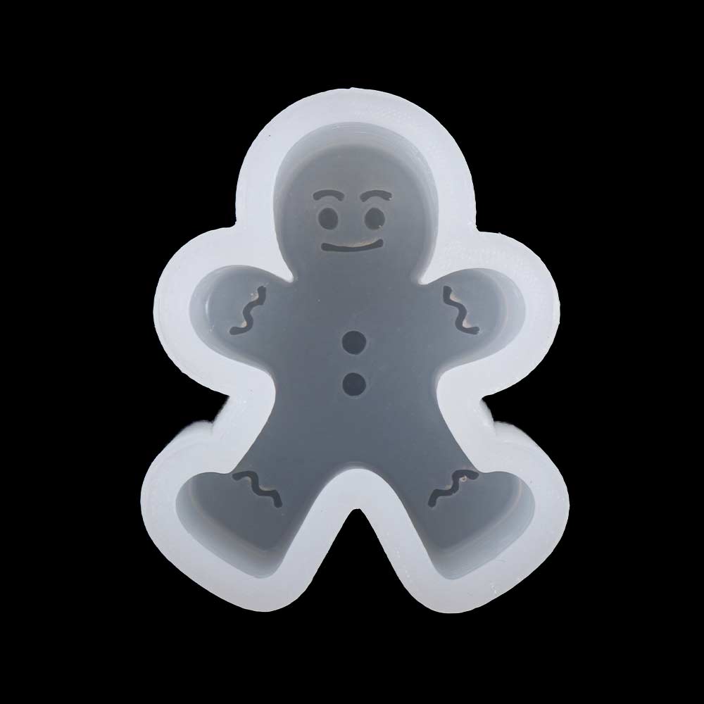 Tree DIY Crafts Gingerbread Man Elk Soap Making Tool Baking Mould Christmas Decor Candle Mold