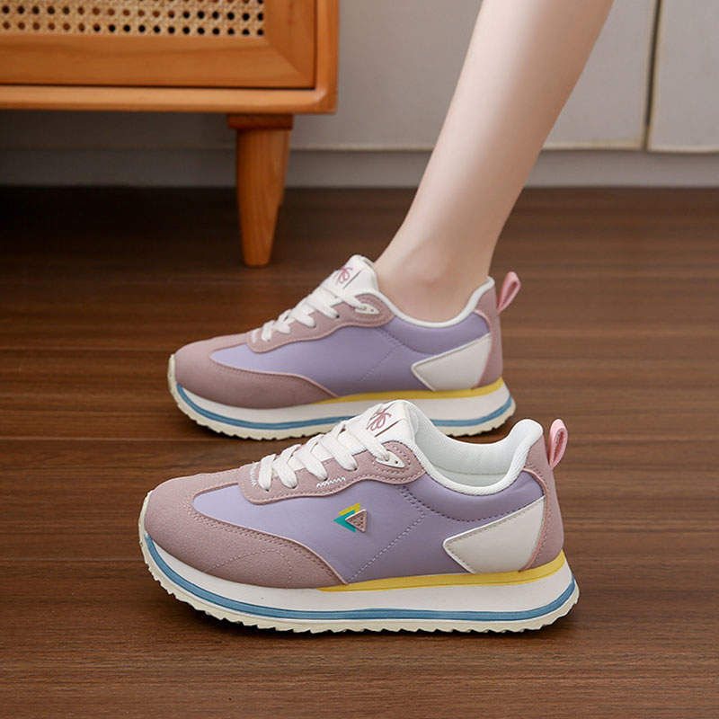 Platform-soled Forrest Gump shoes women's 2025 new autumn lace-up versatile casual sports German training dopamine dad shoes running shoes