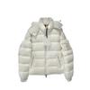 In-Stock Winter Unisex Bright Surface Thickened Warm Down Hooded Jacket