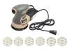 Arcland Sakamoto Random Variable Dust 125mm WIZ'A Sander, Corded, AC100V, 350W, 6-Speed Speed, Built-in Collection, Paper, WA-RS125