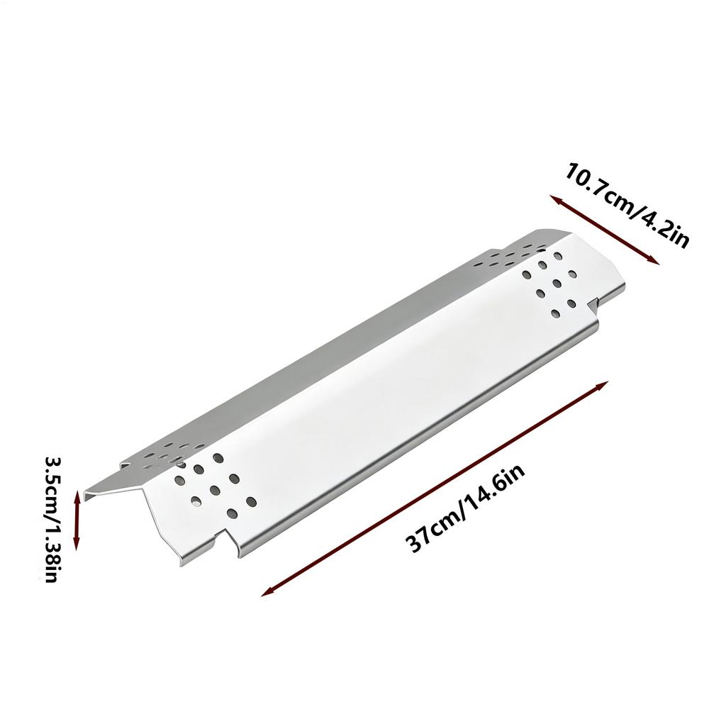 Grill Heat Plates Barbecue Flame Deflector Burner Heat Shield for Patio Backyard Camping Outdoor Picnic, Restaurant Use