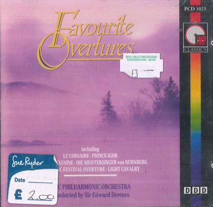 

CD BBC PHILHARMONIC ORCHESTRA SIR EDW Favourite Overtures PCD1023 IMP CLASSICS 1992 UK Classical Used
