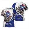 Puerto Rico Flag Graphic T-shirt Men 3d Printed T Shirt Children Short Sleeves