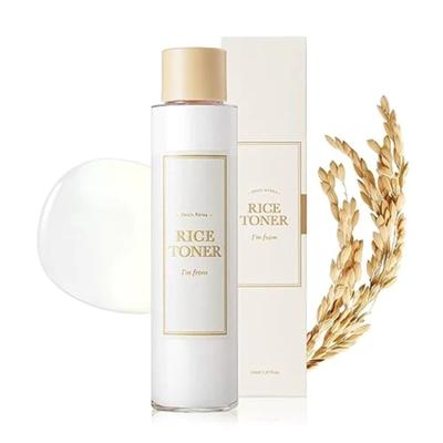 Reistoner, 77,78 % Reisextrakt, Glow mit Niacinamid, Feuchtigkeitsspendend für trockene Haut, Vegan, Beauty-Toner, 5,07 Fl Oz/150 ml