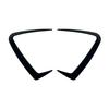 Car Front Bumper Spoiler Splitter Fog Lamp Spoiler Cover Trim For BMW X3 G45 M Sport 2025+ Glossy Black