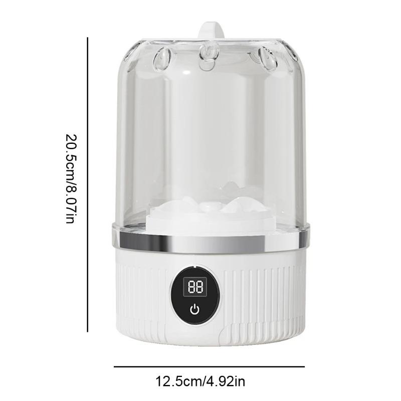 Underwear Washer with Laundry Cup Cordless Small Washing Machine Rechargeable Portable Washing Machine for Bra Underwear Socks