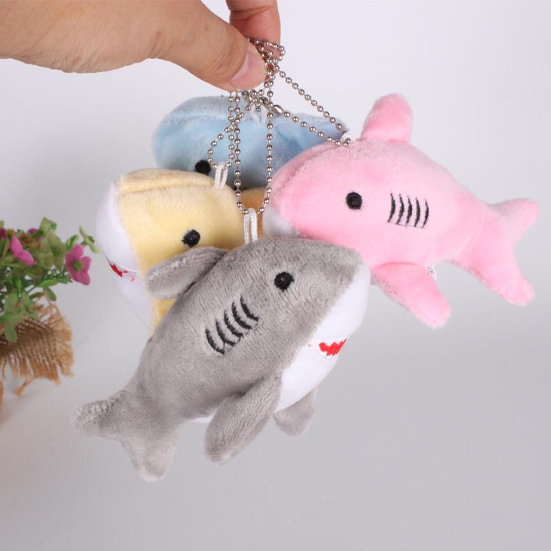 

Creative Grey Shark Plush Doll Keychain Pendant