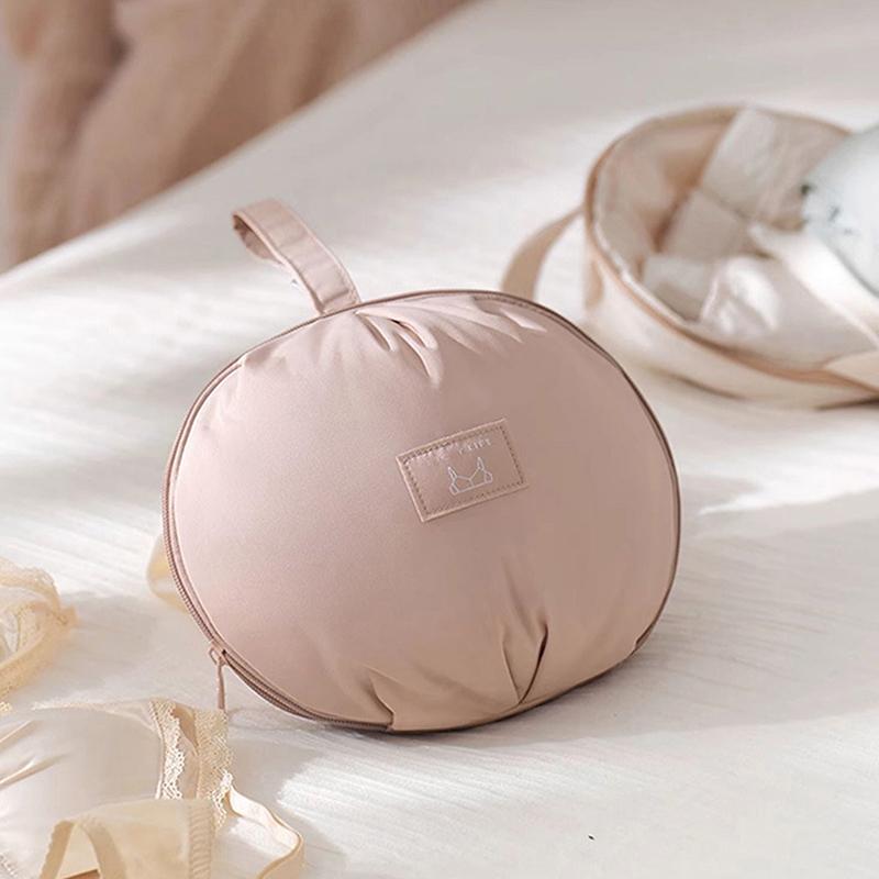 1Pcs Portable Travel Underwear Socks Bra Organizer Bag Polyester Fiber Handheld Storage Bag For Intimate Clothes Ball Shaped