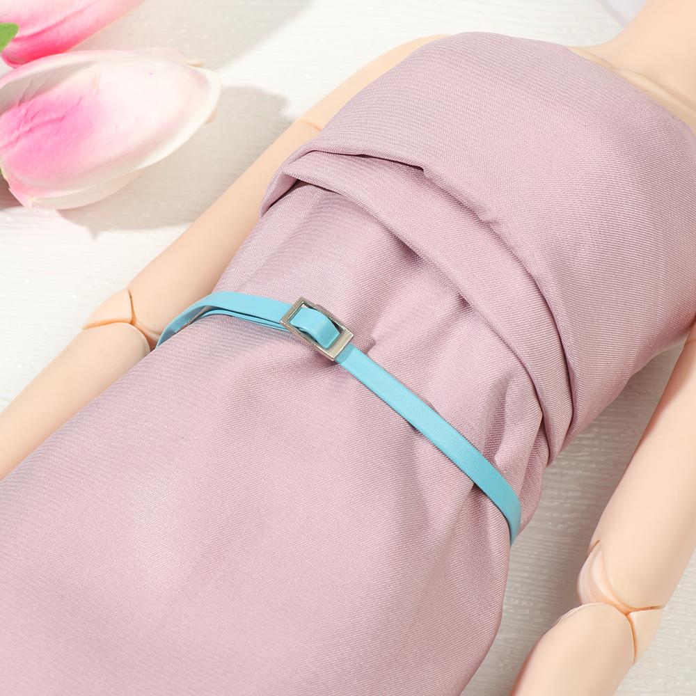 Fashion Doll Waist Belts Super Mini Doll Bag Belt DIY Handmade Doll Clothes Accessories Kids Toys Length 20cm Width 5mm