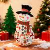Diy Felt Snowman Kit Christmas Felt Decorations Winter Holiday Diy Felt Snowman Set with 34 Detachable for Christmas for Party