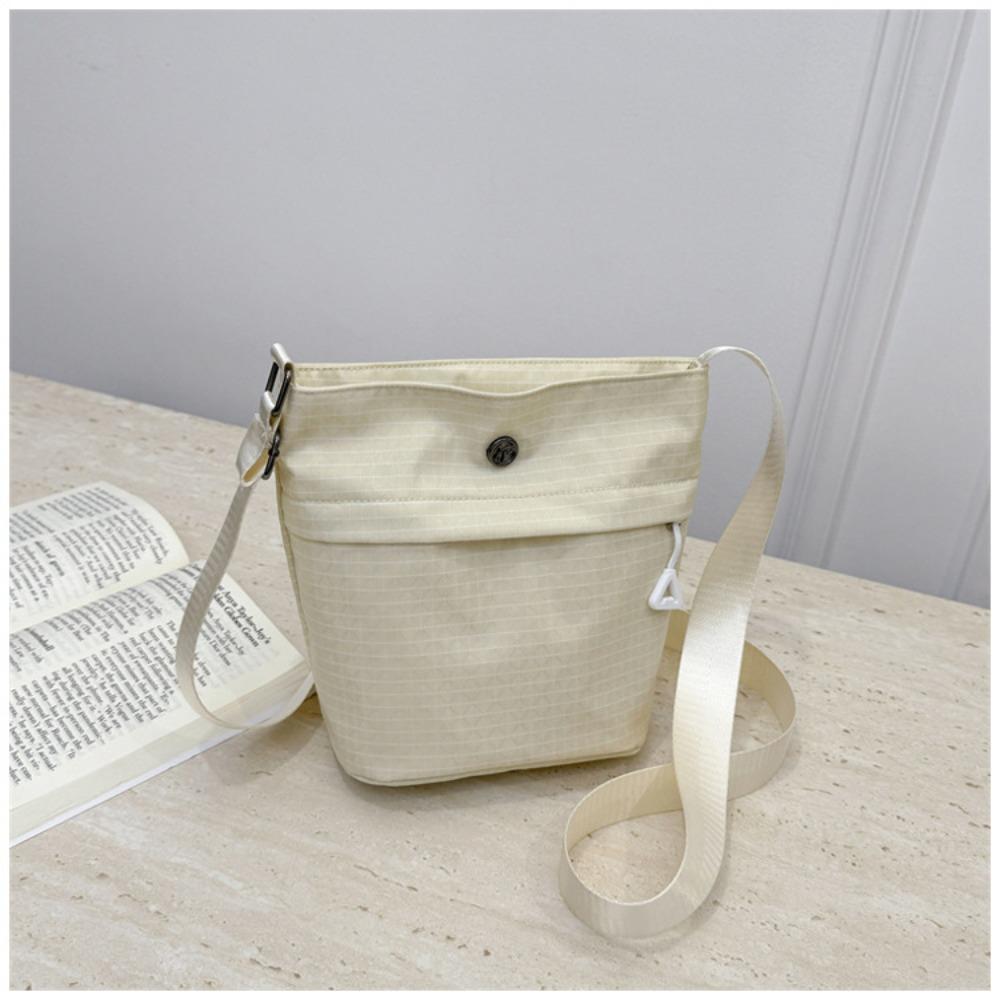 

New Plaid Pattern Plaid Square Bag Lightweight Adjustable Strap Shoulder Crossbody Bag Phone Bag Outdoor Activities белый