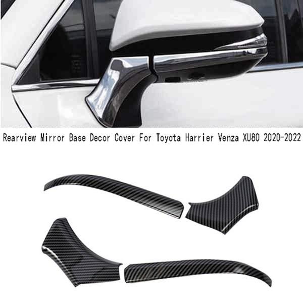 Right-Hand Drive Toyota Harrier Venza XU80 (2020-2022) Rear View Mirror Trim Pair
