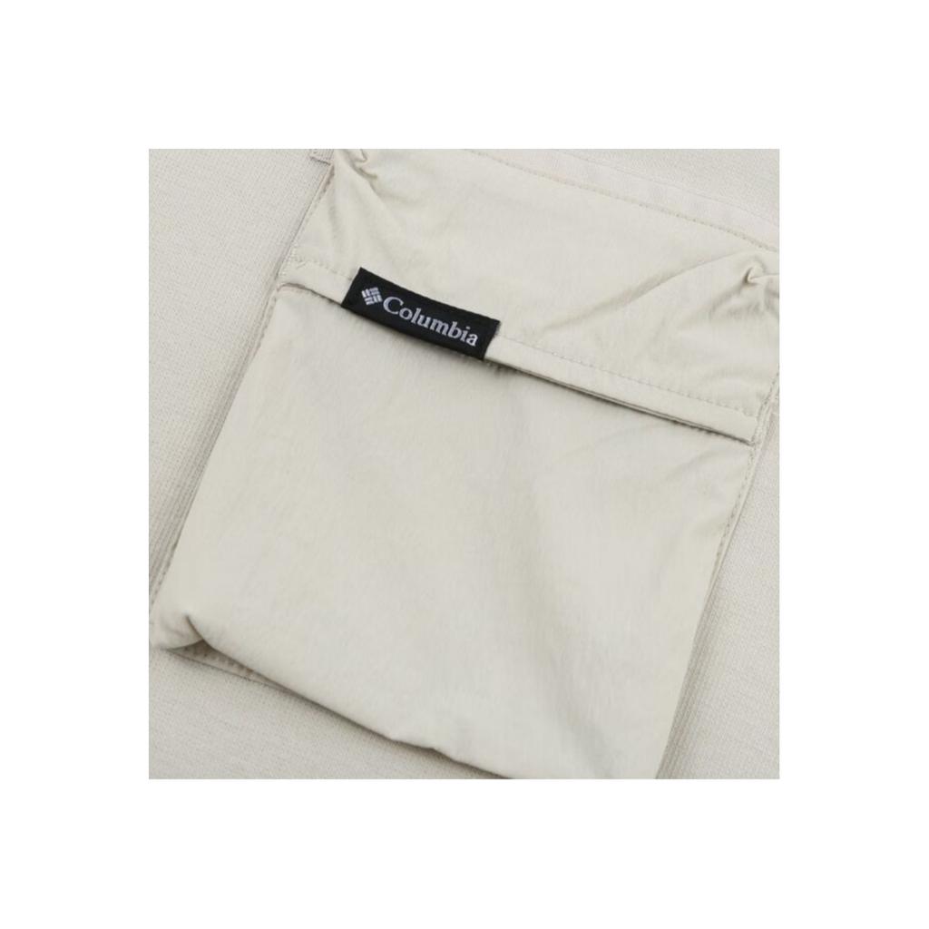 Columbia Prowalker Series Solid Color Pocket Spliced Round Neck Moisture-Wicking Short Sleeve T-Shirt Unisex Tops White AE9220-278