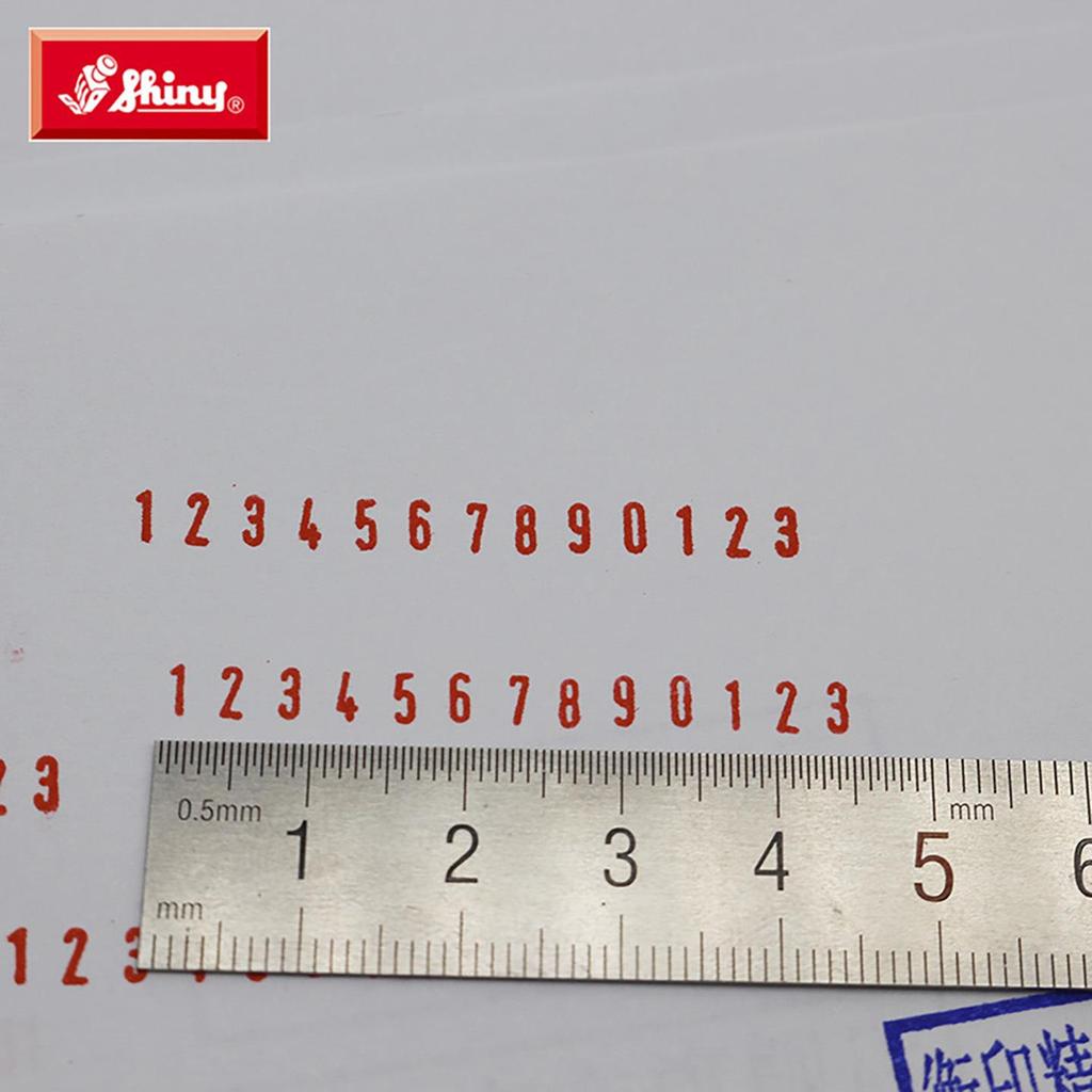 Selbstfärbender S313 Kompakter Digitaler Nummernstempel